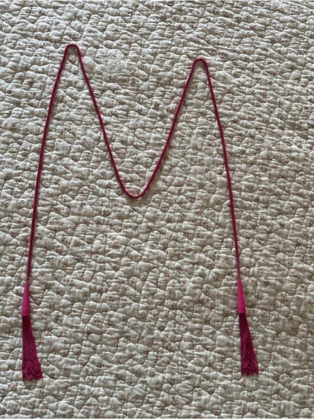 unsigned Kendra Scott โPharaโ lariat necklace in Matte Magenta